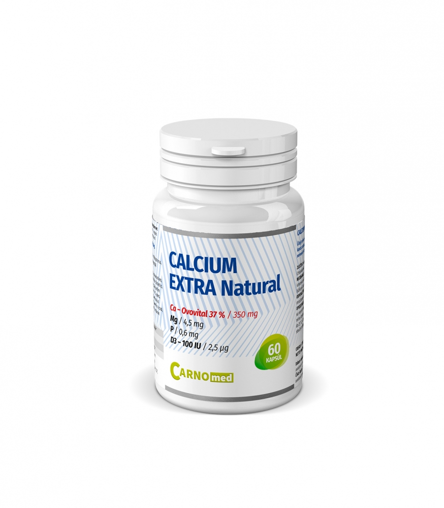 Calcium EXTRA Natural 60 - Pevné kosti a zdravé zuby