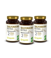 3 balenie Sulforafan EXTRA 60 - Až 200 mg myrozinázou aktivovaného brokorafanínu v kapsule! Aktívna prevencia pred onkologickými ochoreniami